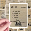 54张英语语法每日一练贴纸语法口诀轻松记提升英语水平贴画