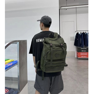 Military Backpack尼龙爱心军风工装休闲多袋旅行包 双肩背包书包