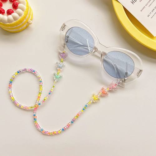 可爱儿童太阳眼镜链墨镜耳机挂链
