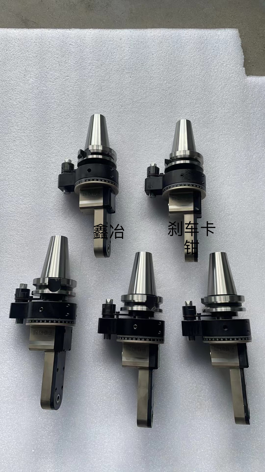 BT50台湾高端细小角度头侧铣头刹车卡钳后拉式角度头侧铣小孔铣头