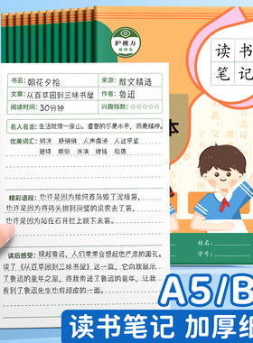 小学生读书笔记摘抄本笔记本