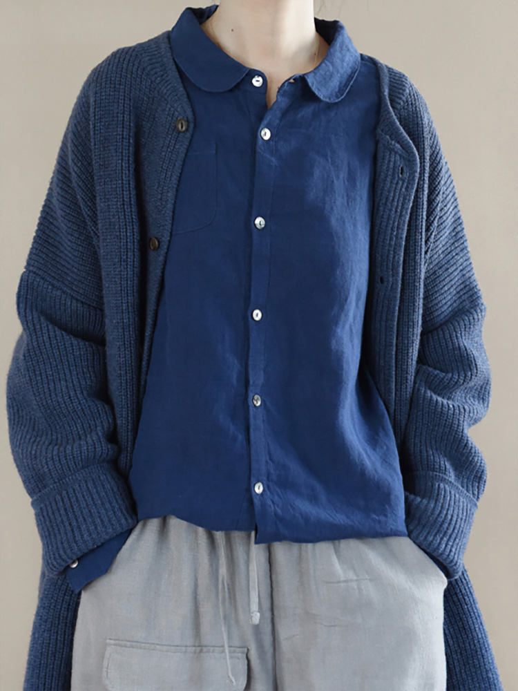 采购产品休闲，艺术，覆古女Polo领衬衫，秋季2025新风格，宽松的