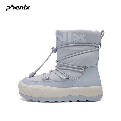 phenix户外加绒高帮厚底雪地靴女