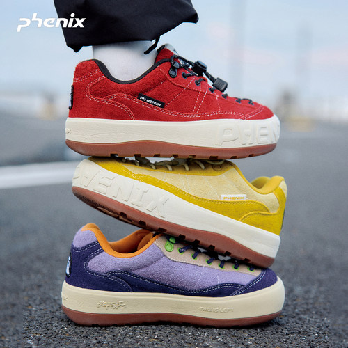 phenix翻皮绒运动厚底板鞋秋冬季