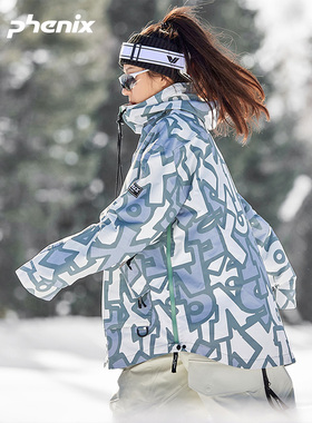 phenix菲尼克斯X-niX男女款单板滑雪服户外防风防水连帽套头卫衣