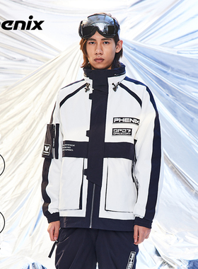 phenix菲尼克斯SP27男女款工装滑雪服加厚保暖单双板户外休闲外套