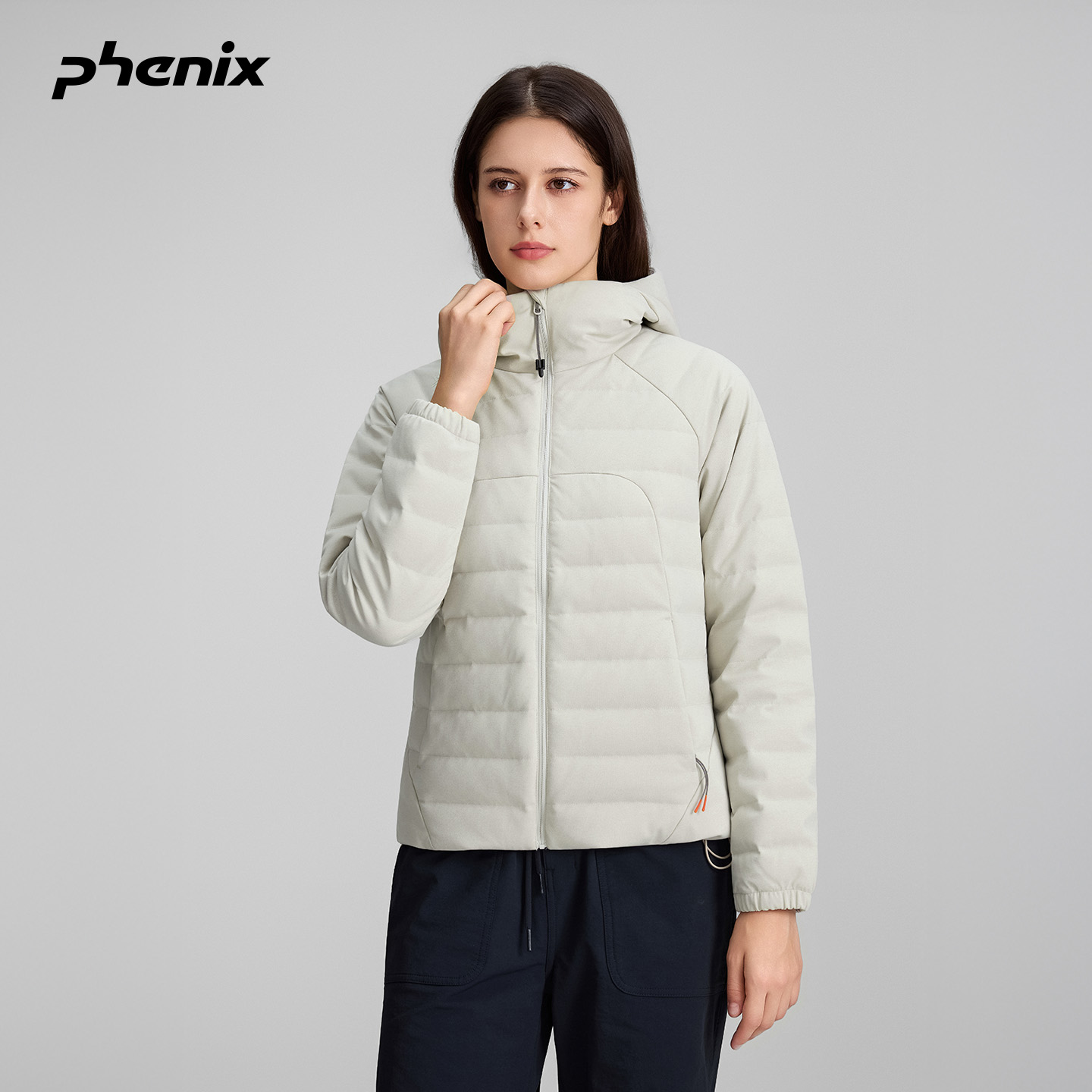 +phenix90鹅绒羽绒服舒适面包服