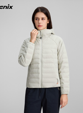 +phenix菲尼克斯90鹅绒羽绒服2025FW新款连帽轻薄舒适面包服外套