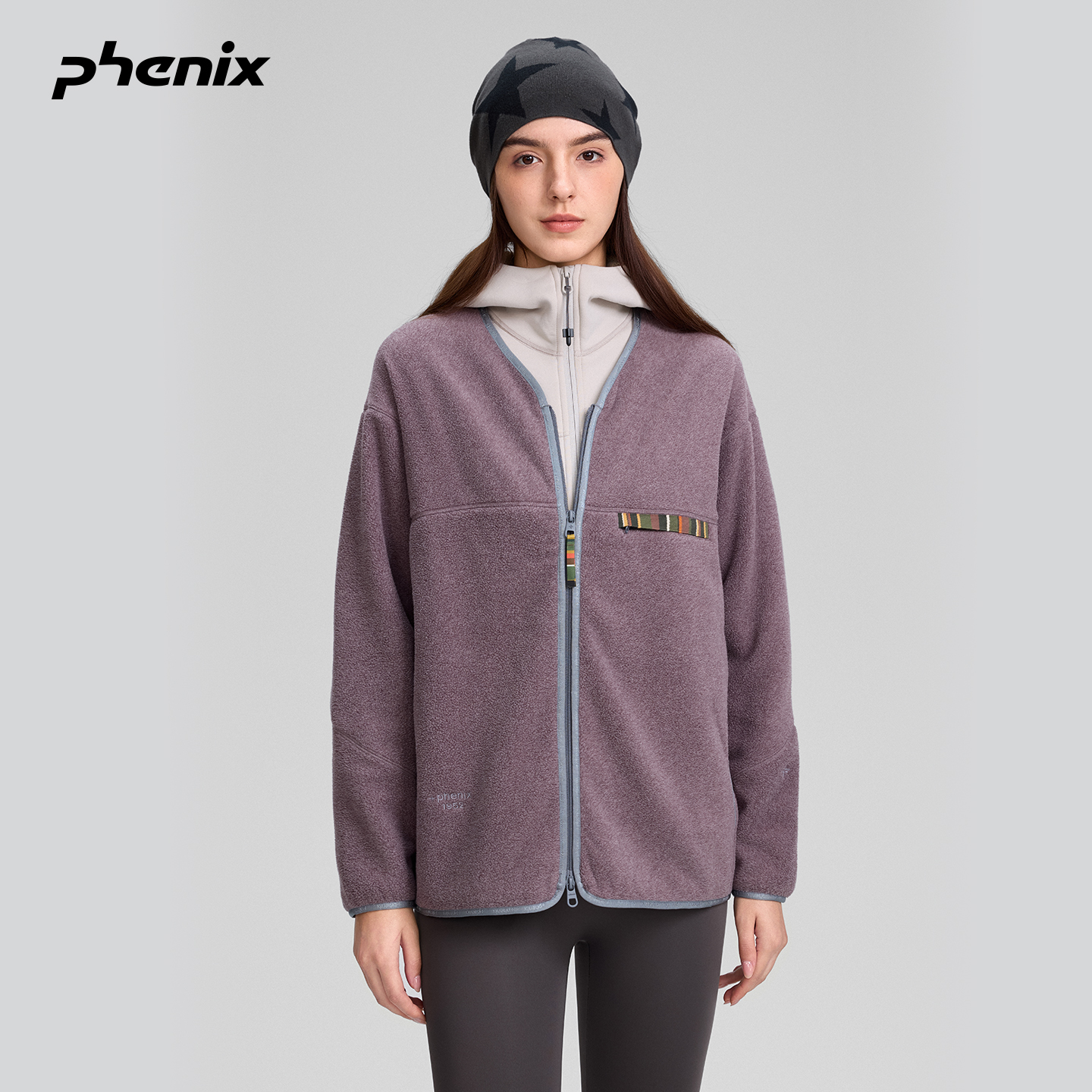 phenix菲尼克斯摇粒绒针织夹克