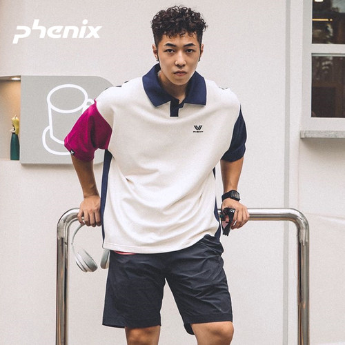 Phenix宽松男女POLO衫短袖T恤
