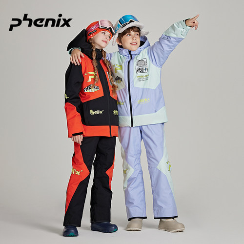 Phenix加棉保暖儿童滑雪服套装
