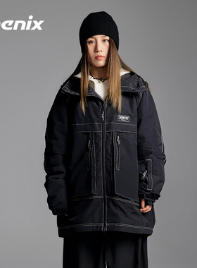 phenix菲尼克斯X-niX男女款单板滑雪服宽松版防水防风保暖外套