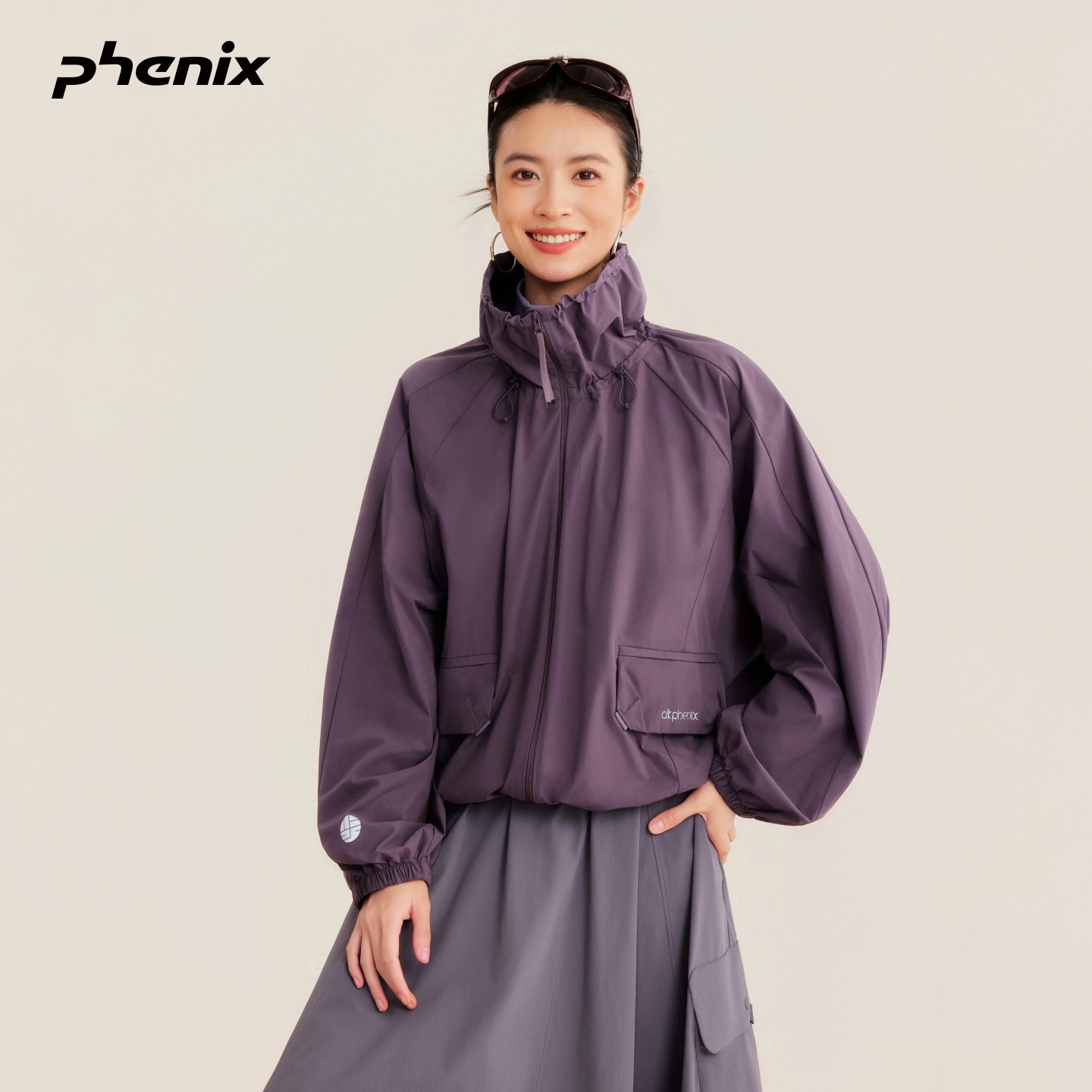 phenix户外防泼水防晒运动夹克女图片