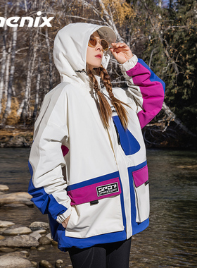phenix菲尼克斯SP27LITE男女士冲锋衣户外防水全压胶登山服外套