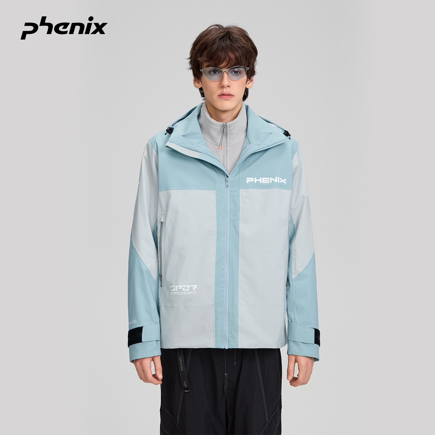 phenix抓绒内胆三合一冲锋衣
