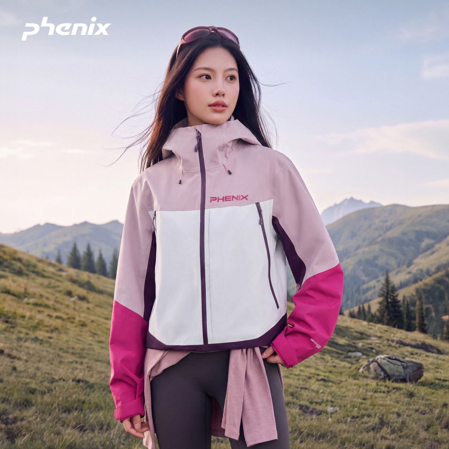 phenix菲尼克斯户外3L全压胶冲锋衣男女2026秋季防风防水运动外套