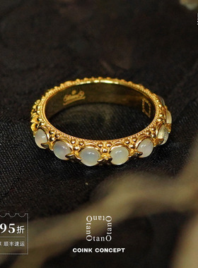 OTANO Astraios Ring 原创小众设计师复古质感高级感金色戒指饰品