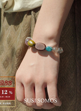 SUSISOMOS彩色水晶手串