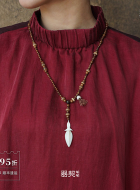 QIQI器契信物串珠长项链