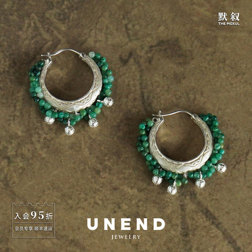 UNEND纯银VineTrace藤影耳环