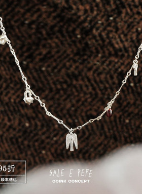 SALEEPEPE纯银小鸟风铃项链