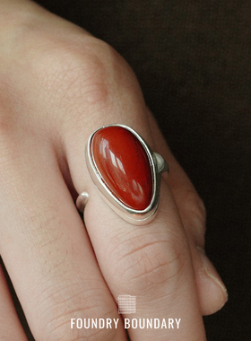 FOUNDRY BOUNDARY 小贝果盒子戒指 纯银原创小众设计师 默叙