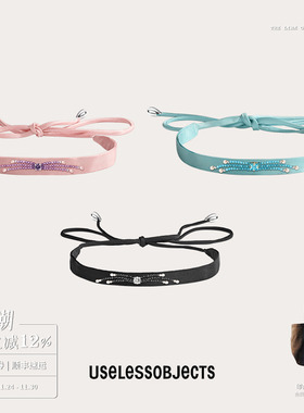 烟花真丝刺绣choker项链