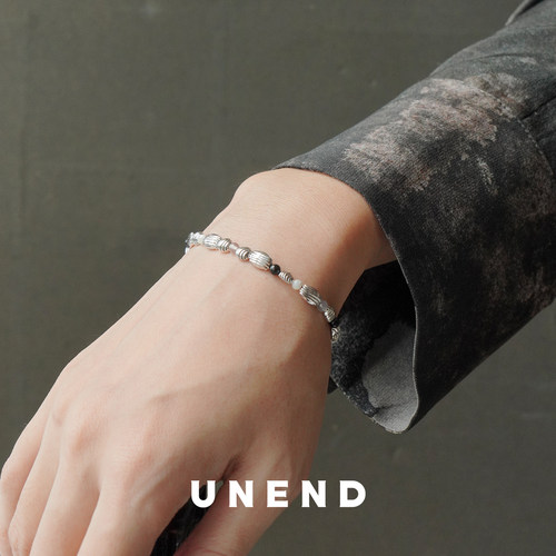 UNEND止续 Tidal Wave潮汐波纹手链 原创小众设计气质高级感 默叙