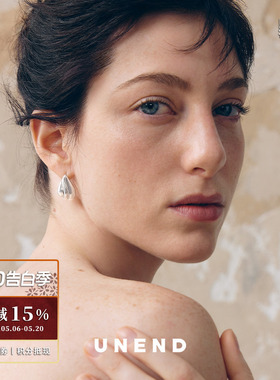 UNEND止续 纯银微风Breezy耳环 小众原创设计通勤耳钉耳饰 默叙