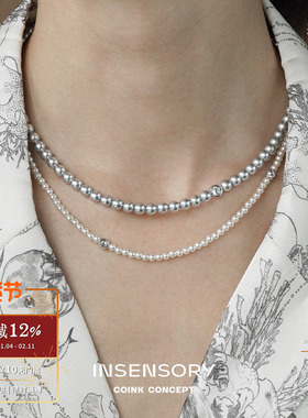 INSENSORY月映双层珍珠项链