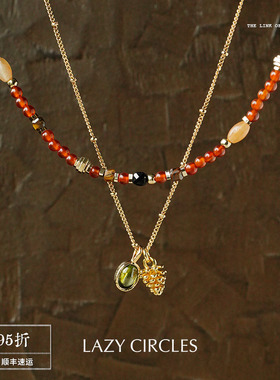 红运满满松果套组项链