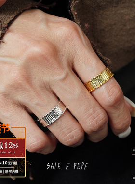 SALEEPEPE纯银壁画戒指