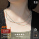 UNEND 光迹Luster珍珠项链 纯银小众原创设计简约气质串珠锁骨链