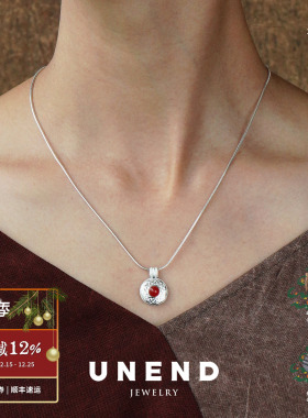 UNEND止续循纹Kora项链