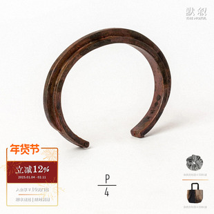 PARTS OF FOUR Ridge山脊手镯 法国原创设计小众手工个性质感中性