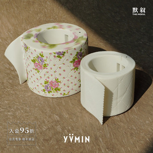 YVMIN尤目 x AshleyWilliams 玫瑰花格纹卷纸手镯 原创设计师默叙