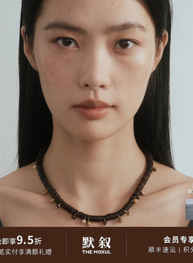 OLIO E ACETO油醋汁 纯银贝壳串珠项链 原创小众设计锁骨链 默叙