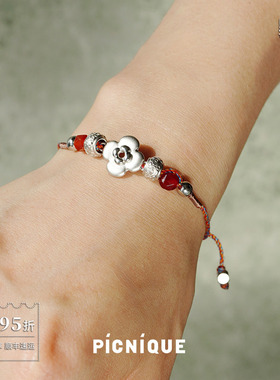 莫奈花园花花串珠手链