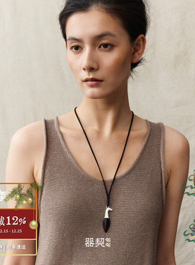 QIQI器契信物游马绳结长项链