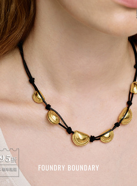 FOUNDRY BOUNDARY 半岛项链 原创个性小众设计吊坠锁骨链 默叙