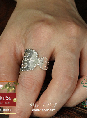 SALEEPEPE纯银瑜伽人戒指