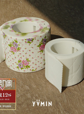 YVMIN尤目 x AshleyWilliams 玫瑰花格纹卷纸手镯 原创设计师默叙