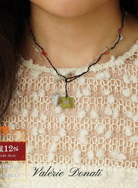 VALERIEDONATI小花护身符项链