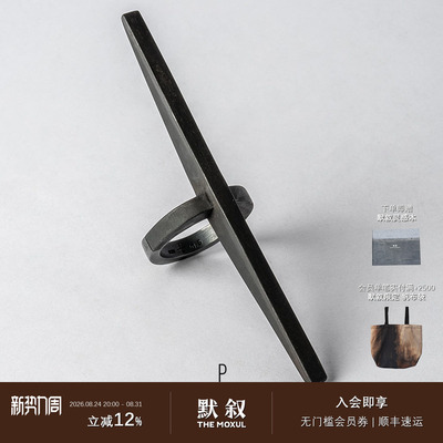 PARTSOF4Sistema标尺纯银戒指