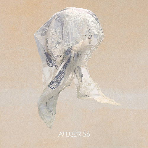 ATELIERSO倪索 浪漫蕾丝三角巾 原创设计师春夏高级感头巾 默叙