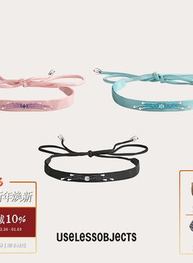 USELESSOBJECTS优优璐 烟花真丝刺绣choker 原创设计师项链锁骨链