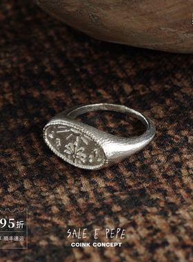 SALEEPEPE纯银庆典图章戒指