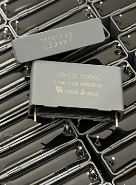 C3D3A105KB0法拉校正电容器1000V105K 1UF  1.5Uf P27.5 光伏逆变