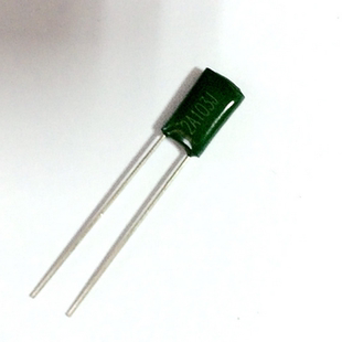 涤纶电容器2A103J 0.01UF 100V0.01UF CL11绿色电容器