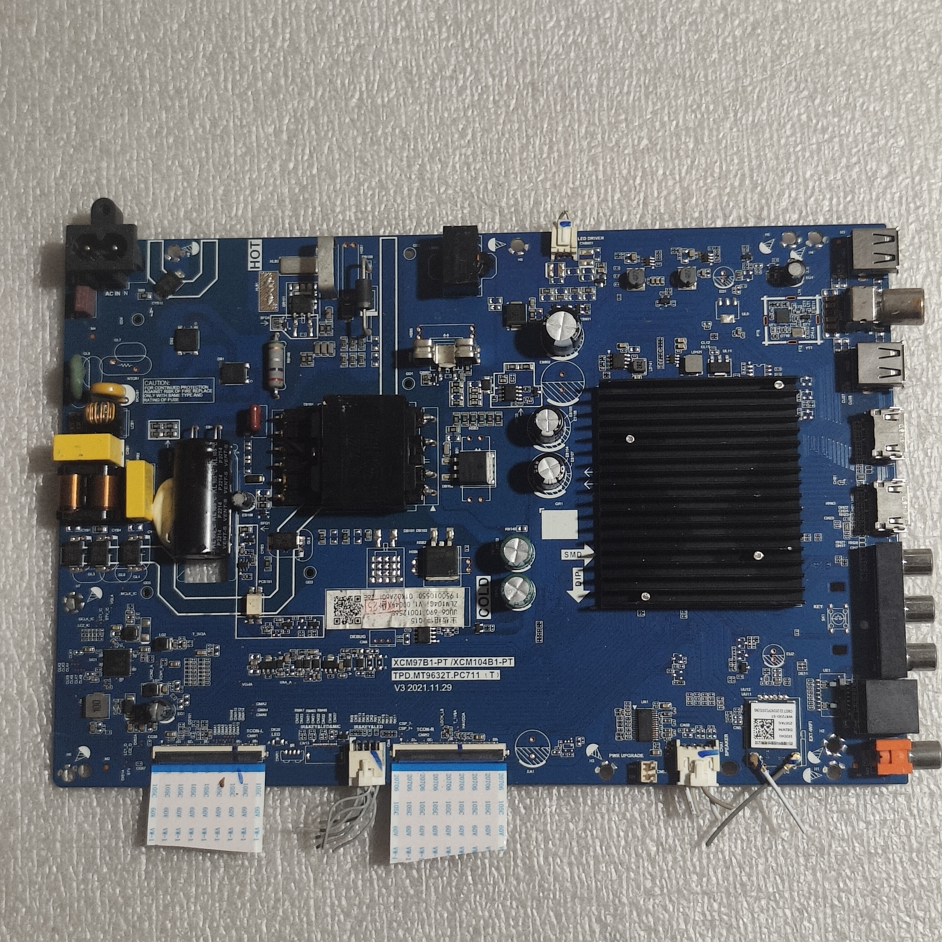 长虹55D4PS主板TPD.MT9632T.PC711 JUC6.690.10012568